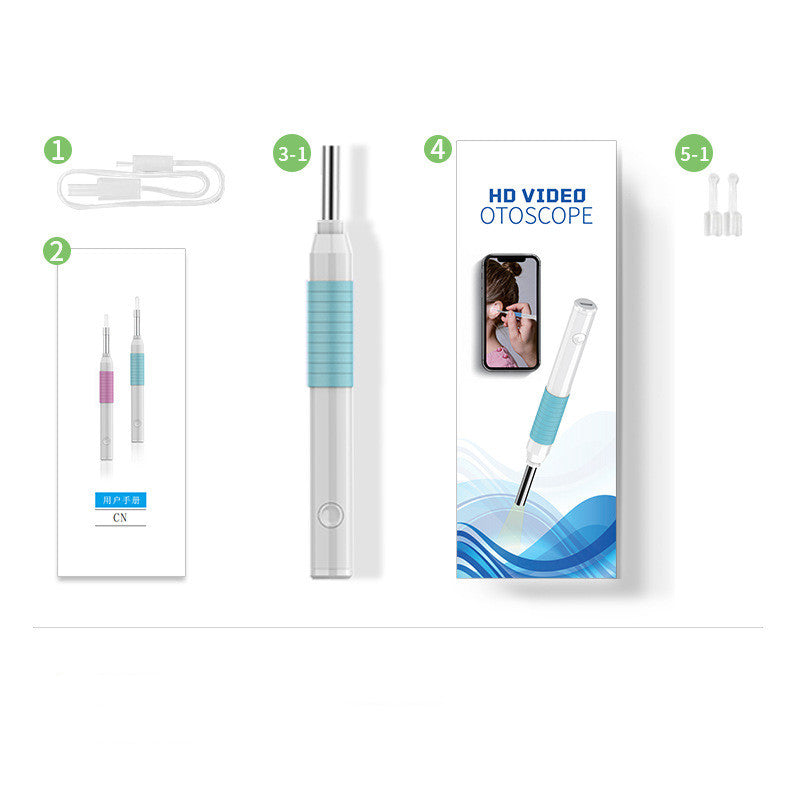Clean Earwax-Wi-Fi Visible Wax Removal Spoon