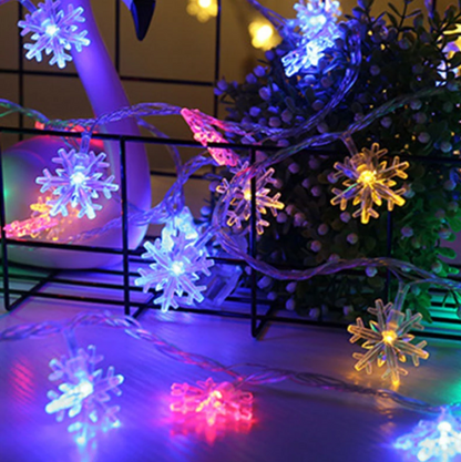 LED Small Flashing Lights with Small Stars Decoration