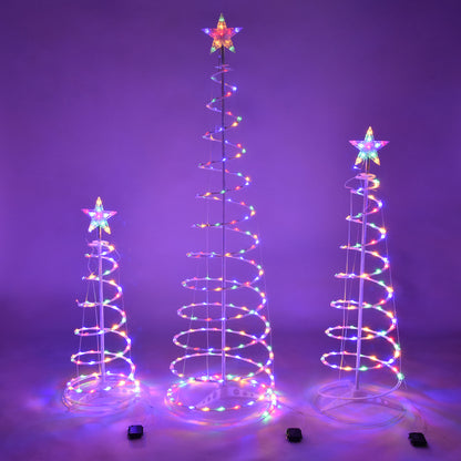LED Spiral Christmas Tree Indoor&Outdoor Decoration Lights