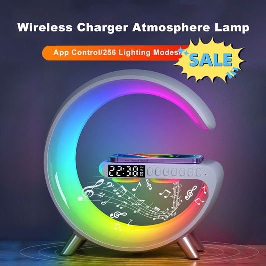 Intelligent LED Lamp with Wireless Charging