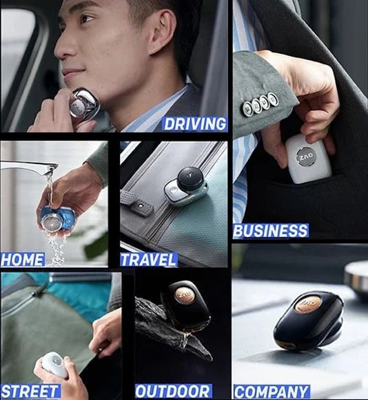 The Mini-Shave Portable Electric Shaver: On-the-Go Grooming Convenience