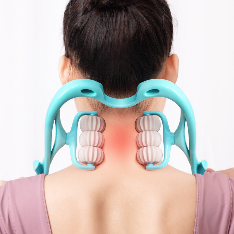 Multifunctional Manual Neck Massager | Relieve Neck Stiffness and Muscle Pain soreness