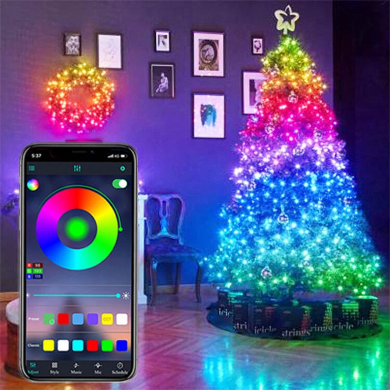 Enhance Your Christmas Decor with USB Smart Bluetooth LED Copper Wire String Lights