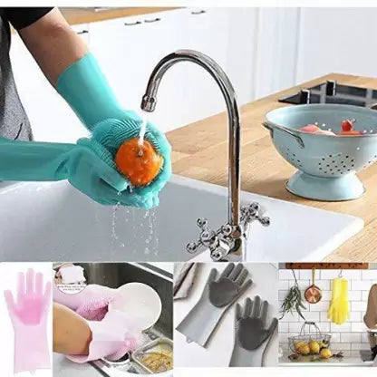 Revolutionize Your Dishwashing Experience with Silicone Dishwashing Gloves