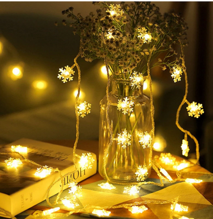 LED Small Flashing Lights with Small Stars Decoration