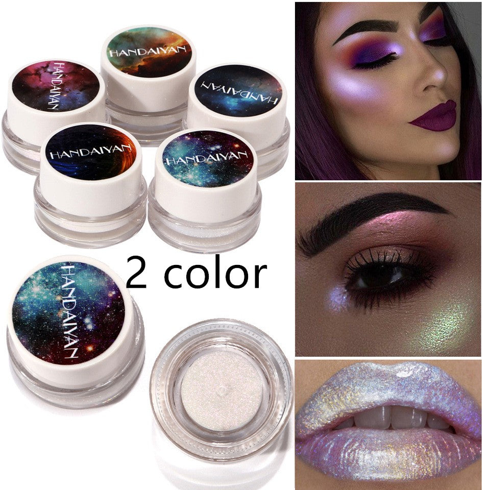5 Colors Aurora Chameleon Highlighter 3D Shine Shimmer Eyeshadow