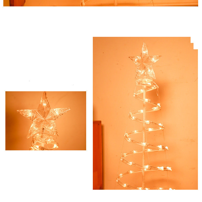 LED Spiral Christmas Tree Indoor&Outdoor Decoration Lights