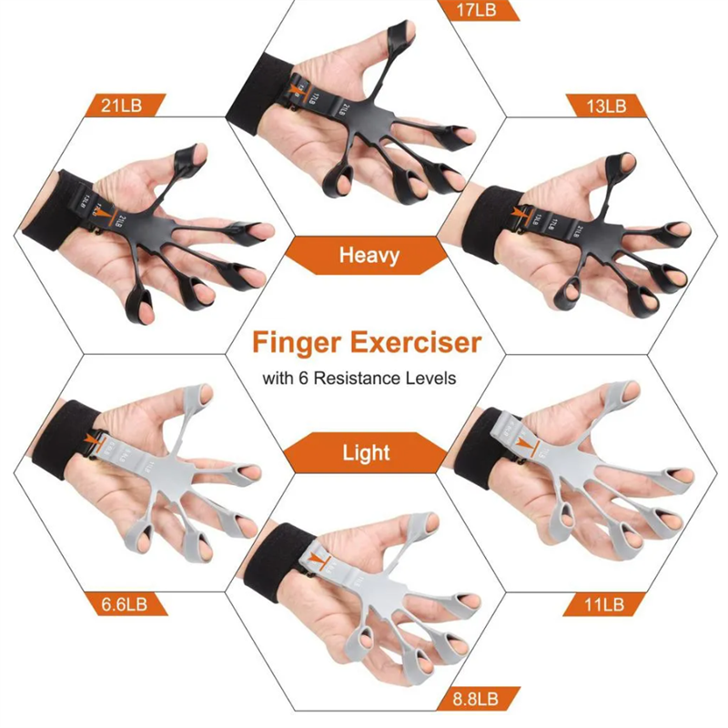 Silicone Grip Device Finger Exercise Stretcher