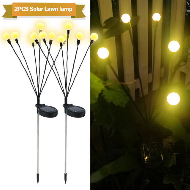 Firefly Solar LED Lights for Outdoor Garden Decoration