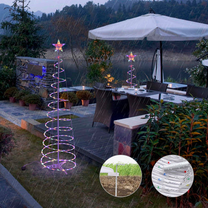 LED Spiral Christmas Tree Indoor&Outdoor Decoration Lights